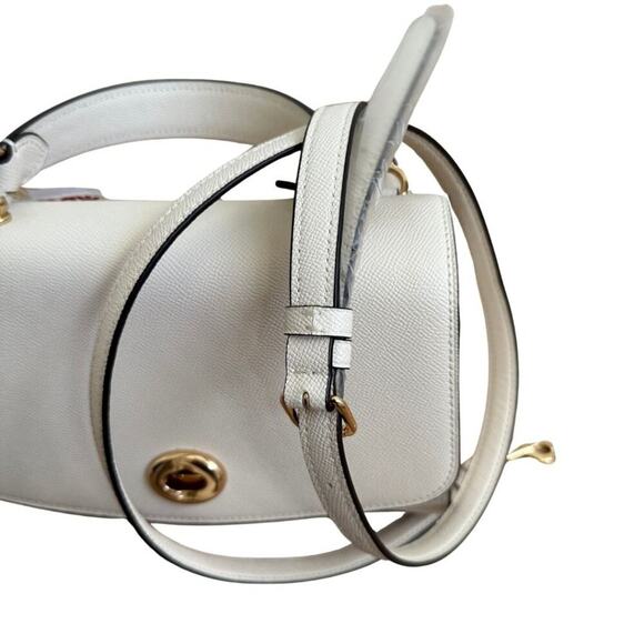 NWT Coach Tilly Top Handle Satchel Chalk - Picture 5 of 12